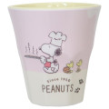 Japan Peanuts Melamine Tumbler - Snoppy / Chef Light Pink - 1