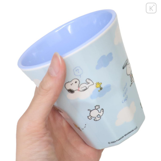 Japan Peanuts Melamine Tumbler - Snoppy / Sky Dance Light Blue - 2