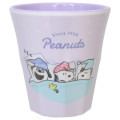 Japan Peanuts Melamine Tumbler - Snoppy / Good Night Brothers Light Purple - 1