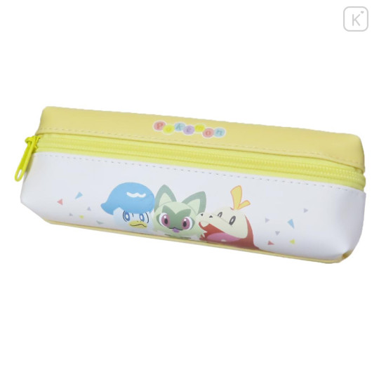 Japan Pokemon Slim Pen Pouch Pencil Case - Everyone Is Good Friends - 1