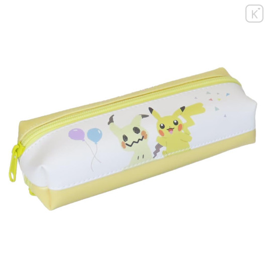 Japan Pokemon Slim Pen Pouch Pencil Case - Everyone Is Good Friends - 2