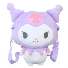 Japan Sanrio Carry-On Plush Shoulder Bag - Kuromi