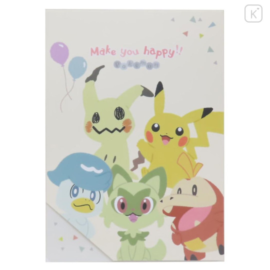 Japan Pokemon A6 Notepad - Everyone Is Good Friends - 1