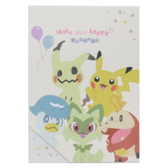 Japan Pokemon A6 Notepad - Everyone Is Good Friends