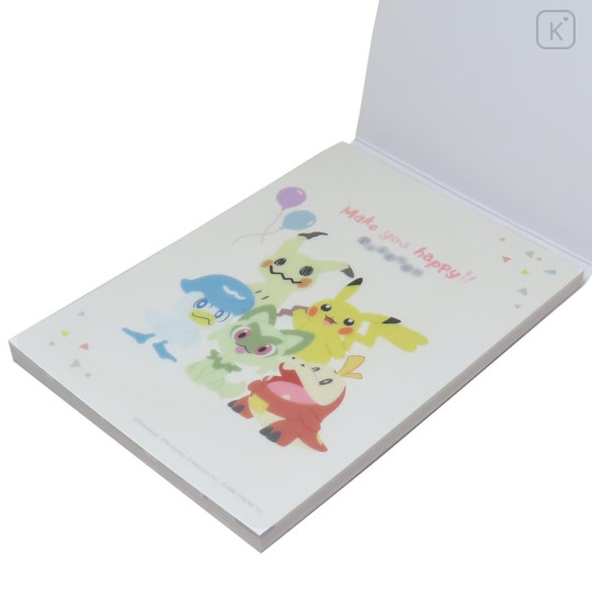 Japan Pokemon A6 Notepad - Everyone Is Good Friends - 2