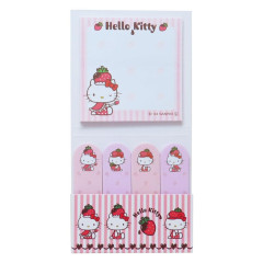 Japan Sanrio Index Sticky Notes - Hello Kitty / Strawberry