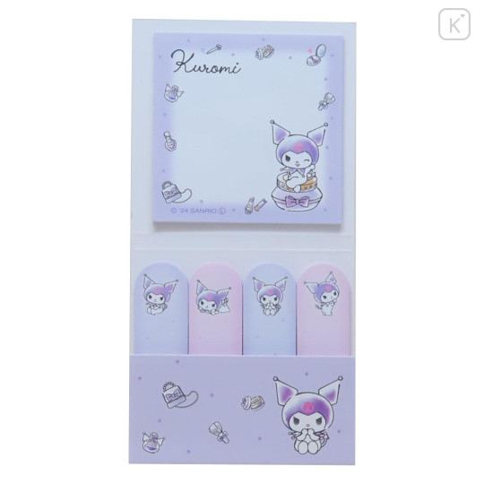 Japan Sanrio Index Sticky Notes - Kuromi / Beauty - 1