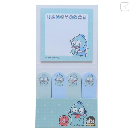 Japan Sanrio Index Sticky Notes - Hangyodon / Ready - 1