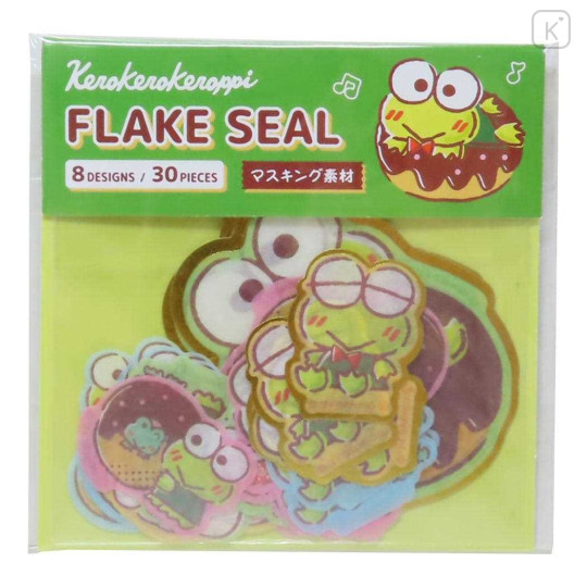 Japan Sanrio Sticker Set - Keroppi / Donut - 1