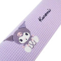 Japan Sanrio Glasses Case - Kuromi / Embroidery Purple - 4