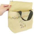 Japan Peanuts Insulated Cooler Lunch Bag - Snoopy & Woodstock / Lemon - 4