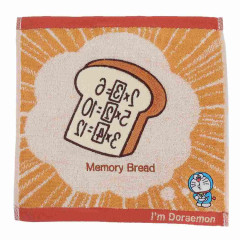Japan Doraemon Mini Towel Jacquard Handkerchief - Memorization Bread