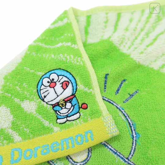 Japan Doraemon Mini Towel Jacquard Handkerchief - Small Light - 2