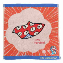 Japan Doraemon Mini Towel Jacquard Handkerchief - Time Kerchief