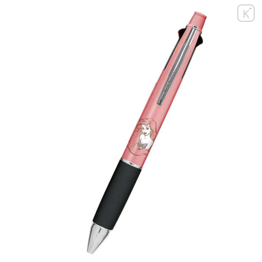 Japan Disney Jetstream 4&1 Multi Pen + Mechanical Pencil - Ariel / Cherry Pink - 1