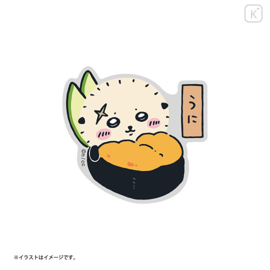 Japan Chiikawa Vinyl Sticker - Rakko / Chiikawa Sushi Sushi Urchin - 1