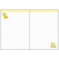 Japan Pokemon A6 Planner Monthly Schedule Book - Pikachu / Smile White 2025 - 3