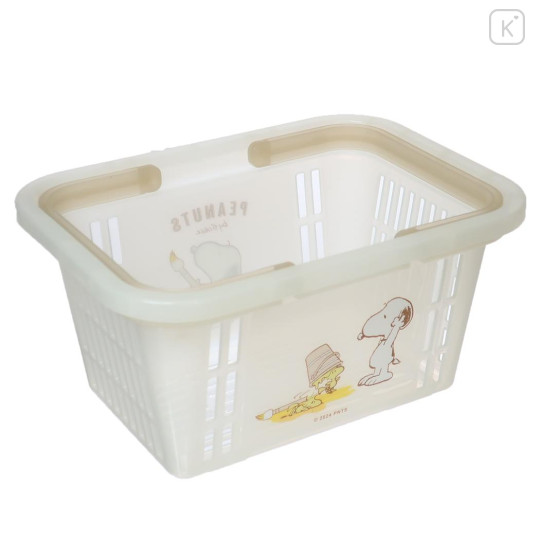 Japan Peanuts Mini Basket - Snoopy & Woodstock / Prank - 2