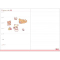 Japan San-X B6 Weekly Schedule Book - Rilakkuma : Snake 2025 - 5