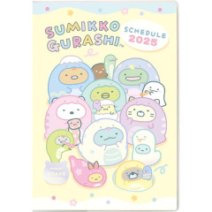 Japan San-X B6 Weekly Schedule Book - Sumikko Gurashi / Snake 2025