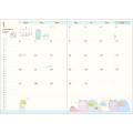 Japan San-X B6 Weekly Schedule Book - Sumikko Gurashi / Snake 2025 - 2