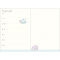 Japan San-X B6 Weekly Schedule Book - Sumikko Gurashi / Snake 2025 - 4