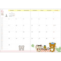 Japan San-X B6 Monthly Schedule Book - New Basic Rilakkuma 2025 - 5