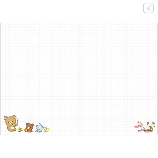 Japan San-X B6 Monthly Schedule Book - New Basic Rilakkuma 2025 - 6