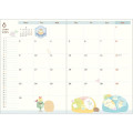 Japan San-X B6 Monthly Schedule Book - Sumikko Gurashi / Bus 2025 - 5