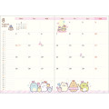 Japan San-X B6 Monthly Schedule Book - Sumikko Gurashi / Angelic Idol 2025 - 3