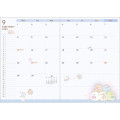 Japan San-X B6 Monthly Schedule Book - Sumikko Gurashi / Angelic Idol 2025 - 4