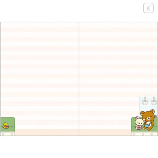 Japan San-X A6 Monthly Schedule Book - Rilakkuma / Stamp 2025 - 6