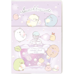 Japan San-X A6 Monthly Schedule Book - Sumikko Gurashi / Perfume Bottle Purple 2025