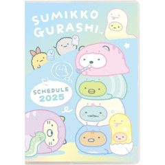 Japan San-X A6 Monthly Schedule Book - Sumikko Gurashi / Snake 2025