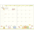 Japan San-X A6 Monthly Schedule Book - Sumikko Gurashi / Gift 2025 - 5