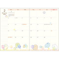 Japan San-X A6 Monthly Schedule Book - Sumikko Gurashi / Gift 2025 - 6