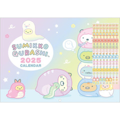 Japan San-X A4 Wall Calendar - Sumikko Gurashi / Snake 2025