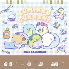 Japan San-X Desk Calendar - Sumikko Gurashi / Relax Time 2025