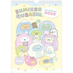 Japan San-X B4 Wall Calendar - Sumikko Gurashi / Snake 2025