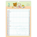 Japan San-X Family Wall Calendar - Rilakkuma / Snake 2025 - 2