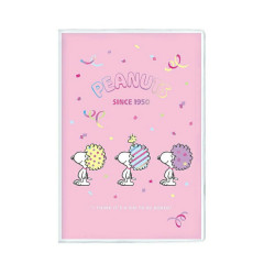 Japan Peanuts B7 Planner Monthly Schedule Book - Snoopy / Pink Party 2025