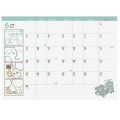 Japan Chiikawa A6 Planner Monthly Schedule Book - Pass The Examination 2025 - 3