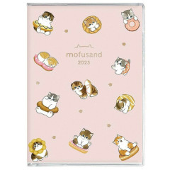 Japan Mofusand A6 Planner Monthly Schedule Book - Pink Dessert 2025