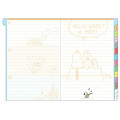 Japan Peanuts B6 Planner Monthly Schedule Book - Snoopy & Woodstock / Brown 2025 - 3