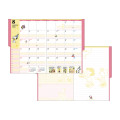 Japan Peanuts B6 Planner Monthly Schedule Book - Snoopy & Woodstock / Brown 2025 - 5