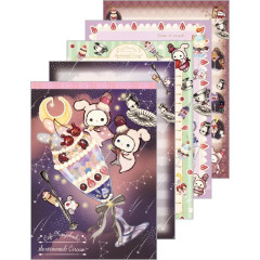 Japan San-X A6 Notepad - Sentimental Circus / Late Night Parfait and Stardust Tears Drain Cherries B