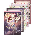 Japan San-X A6 Notepad - Sentimental Circus / Late Night Parfait and Stardust Tears Drain Cherries B - 1