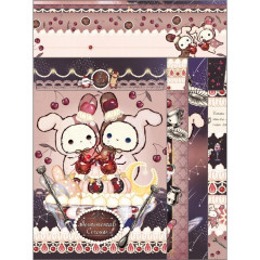 Japan San-X Letter Envelope Set - Sentimental Circus / Late Night Parfait and Stardust Tears Drain Cherries