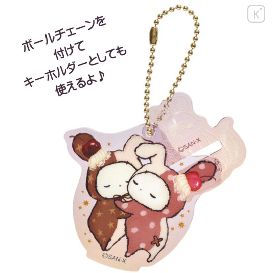 Japan San-X Secret Acrylic Stand Keychain - Sentimental Circus / Late Night Parfait and Stardust Tears Drain Cherries - 2