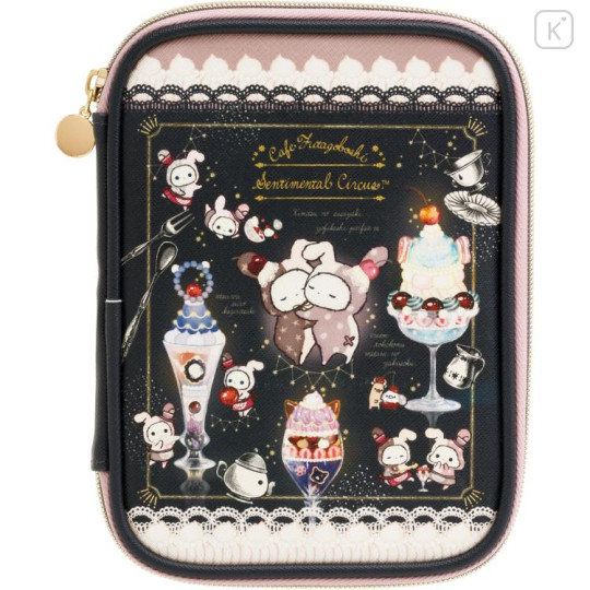 Japan San-X Multi Pouch - Sentimental Circus / Late Night Parfait and Stardust Tears Drain Cherries - 1